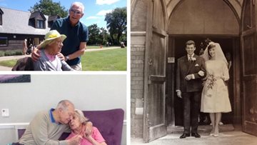 Care home couple share the secrets of long and happy marriage